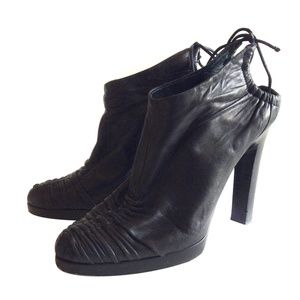 Gucci Leather Bootie Shoes Heels